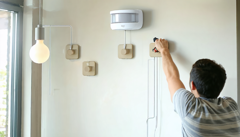 découvrez comment installer facilement un détecteur de mouvement pour contrôler trois points d'éclairage chez vous, afin d'améliorer la sécurité et l'efficacité énergétique de votre maison.