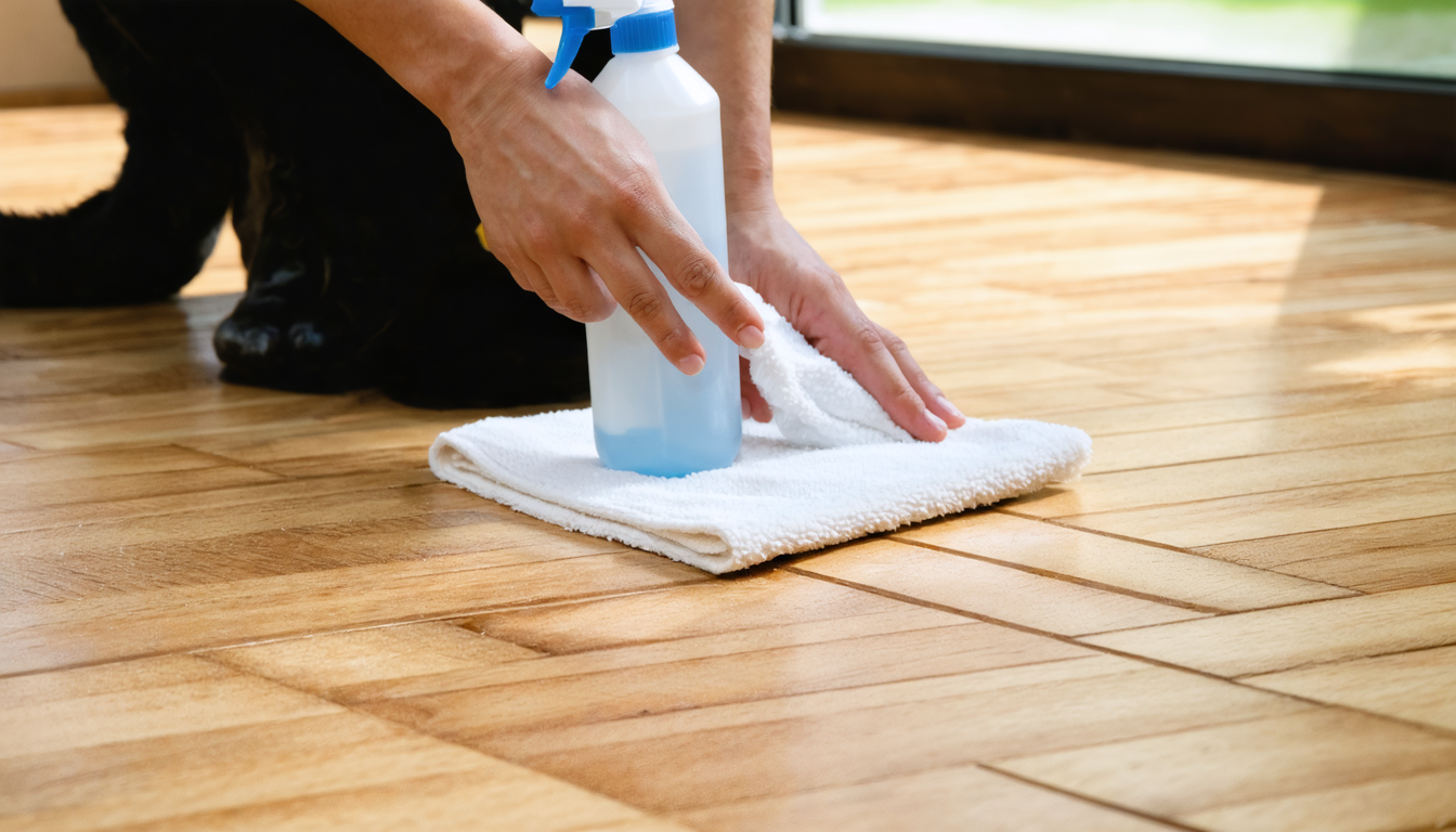 découvrez des astuces efficaces et naturelles pour nettoyer le pipi de chat sur votre parquet sans l'endommager, et préserver la beauté de votre sol.