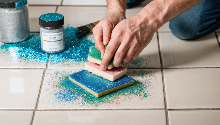 découvrez comment réaliser facilement des joints de carrelage colorés et pailletés pour sublimer votre intérieur avec style et originalité.