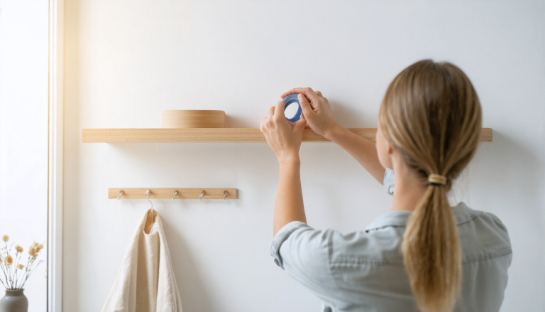 découvrez comment fixer facilement une étagère au mur avec le ruban adhésif double-face tesa® xtrême grâce à notre guide simple et accessible, idéal pour les non-bricoleurs.
