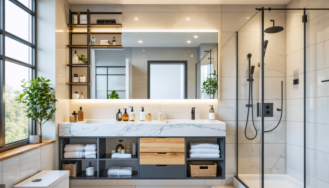 découvrez 10 astuces ingénieuses pour optimiser l'espace de votre petite salle de bain. maximisez rangement, fonctionnalité et style grâce à nos conseils pratiques et faciles à appliquer.
