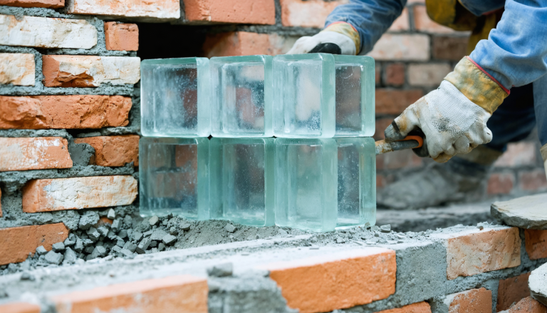 découvrez notre guide étape par étape pour percer une maçonnerie et créer une ouverture avec des briques de verre, alliant esthétique et luminosité à votre intérieur.