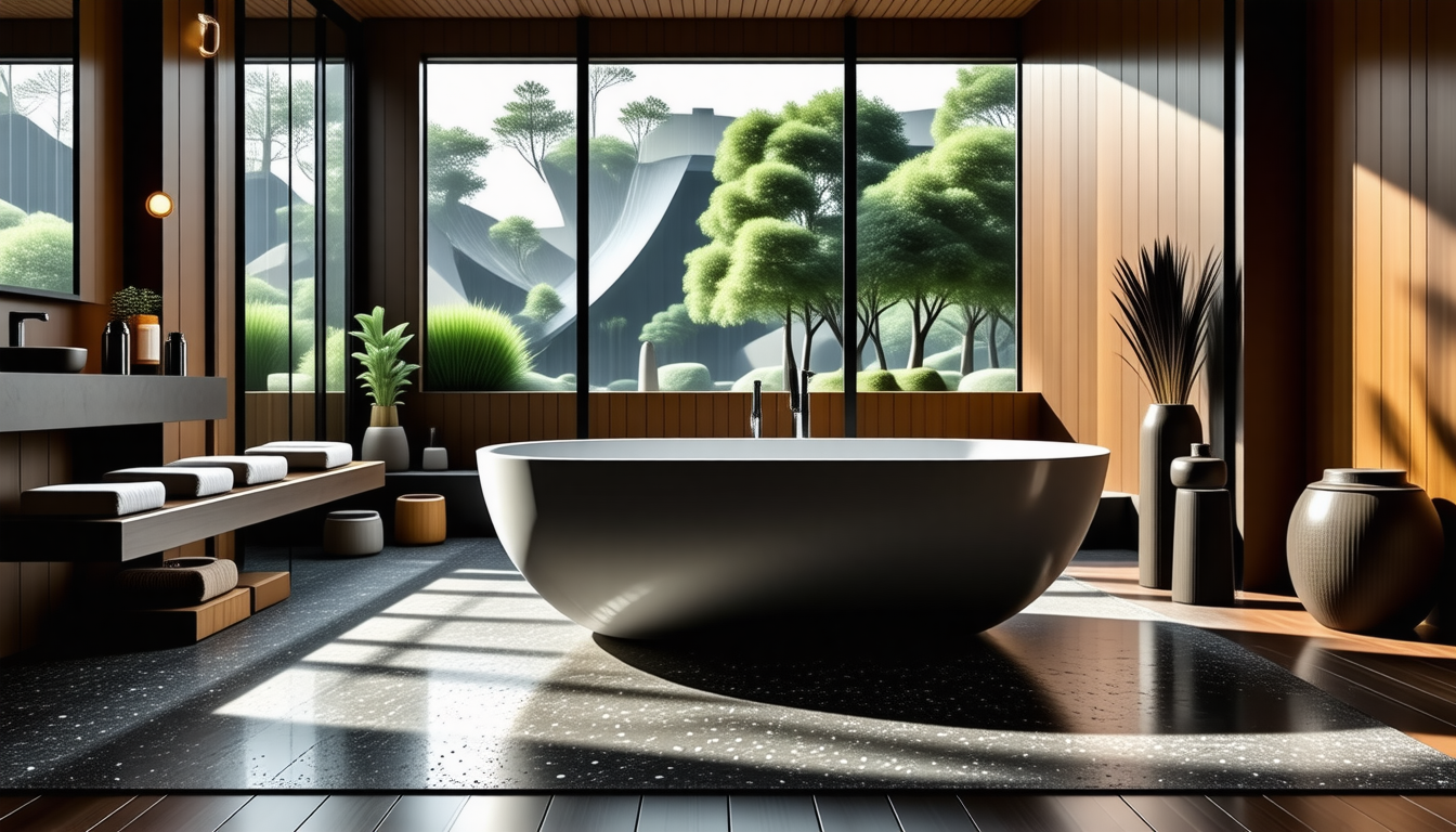 découvrez les tendances salle de bain 2026 : l'élégance chaleureuse du bois, l'originalité moderne du terrazzo et le charme intemporel des baignoires îlot pour un espace alliant style et confort.