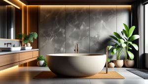 découvrez les tendances salle de bain 2026 alliant l'élégance naturelle du bois, l'originalité moderne du terrazzo et le charme intemporel des baignoires îlot pour un espace de détente unique.