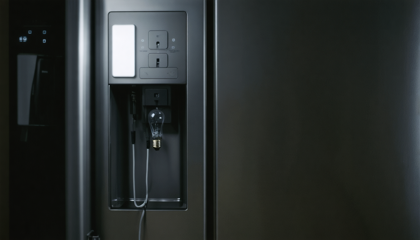 causes courantes d’une lumière de réfrigérateur qui ne s’allume plus, diagnostic et solutions simples: ampoule, interrupteur de porte, alimentation, sécurité.